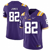 LSU Tigers 82 Kenan Jones Purple Nike College Football Jersey Dzhi,baseball caps,new era cap wholesale,wholesale hats
